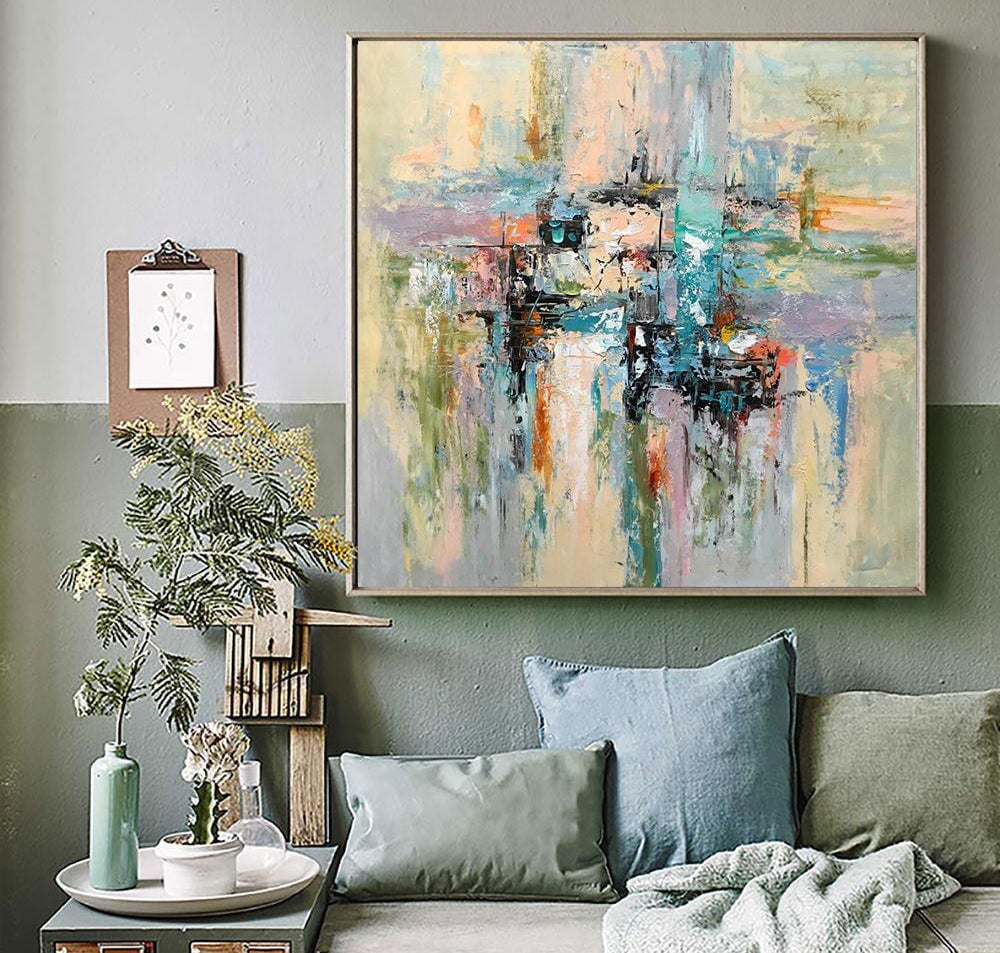 Pastel Reflections Oil Painting