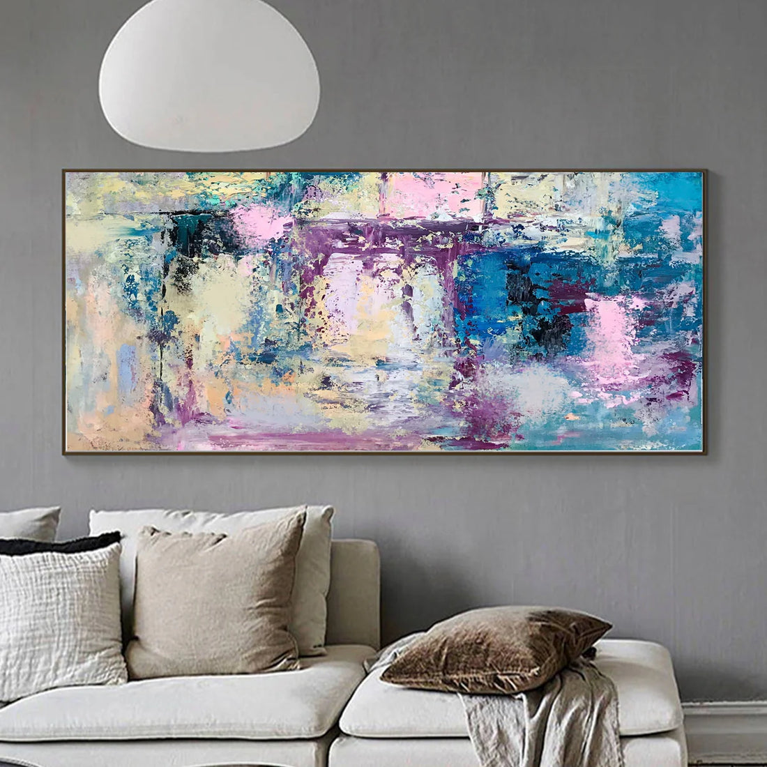 Lavender Tide Oil Painting