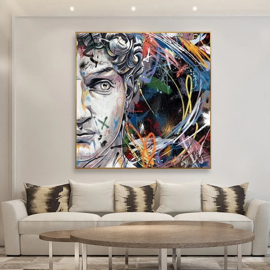David Graffiti Oil Painting