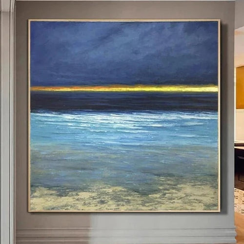 Midnight Horizon Oil Painting
