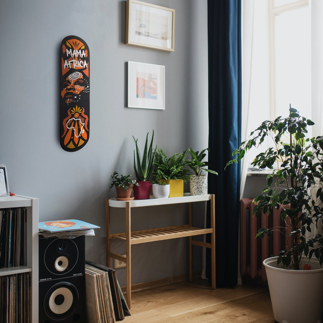 Mama Africa Wall Skateboard