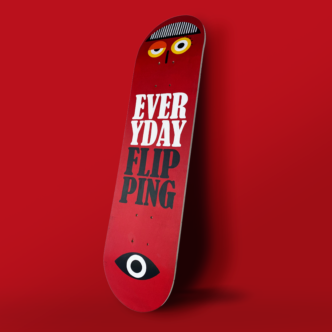 Flipping Wall Skateboard