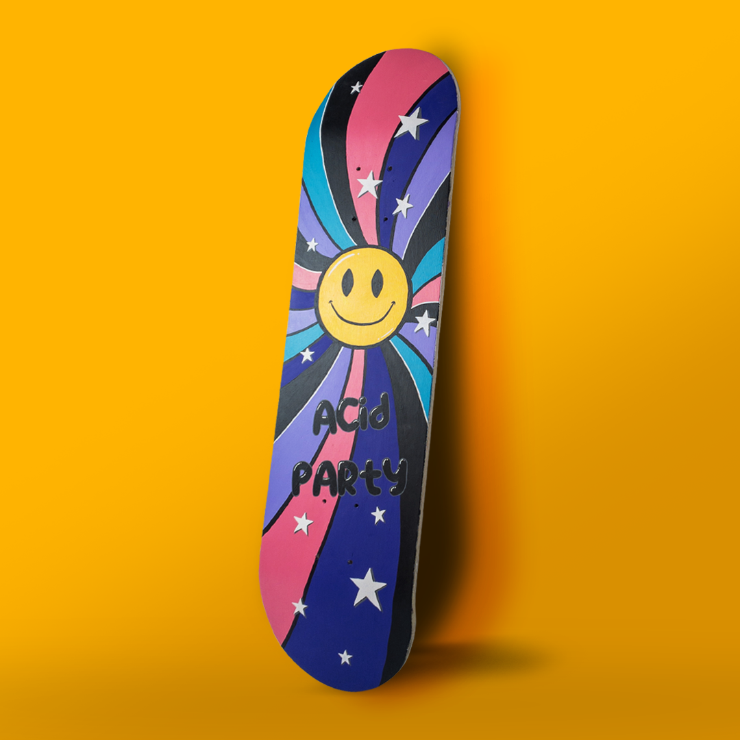 Acid Party Wall Skateboard