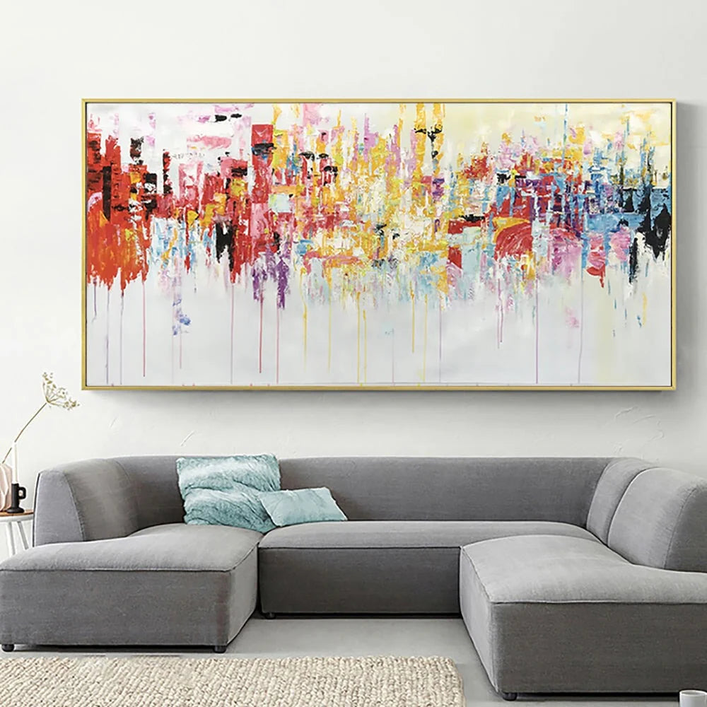 Painted Skyline Oil Painting