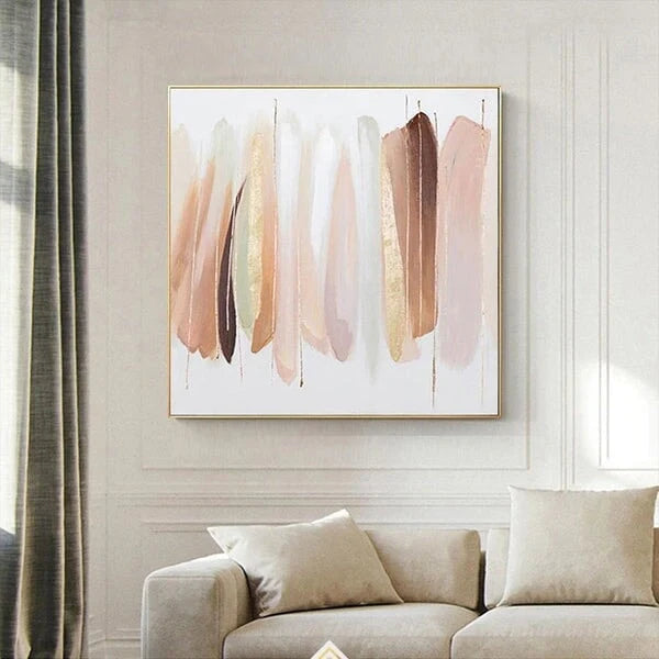 Blush Harmony Oil Painting