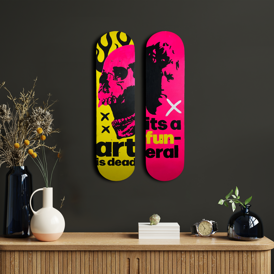 Art’s Funeral Wall Skateboard