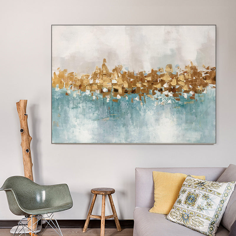 Golden Harbor Oil Painting