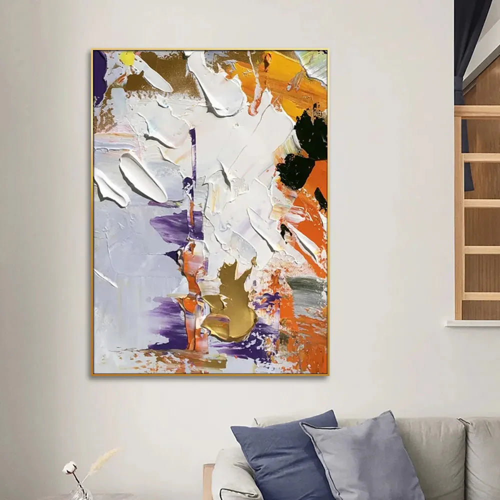 Golden Fragment Oil Painting