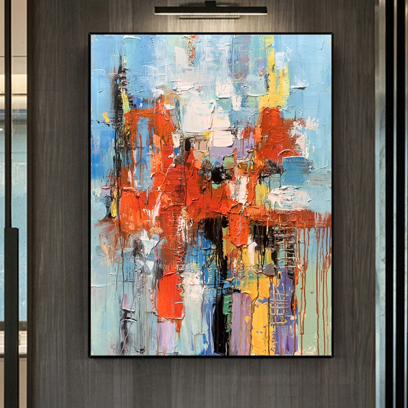 Color District Oil Painting