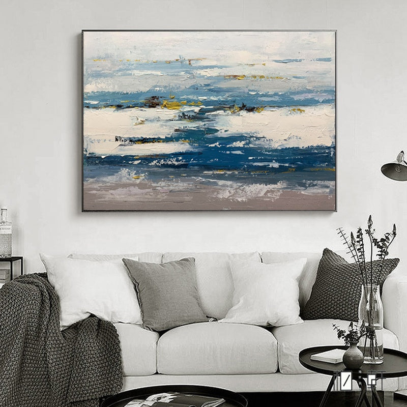 Coastal Horizon Oil Painting