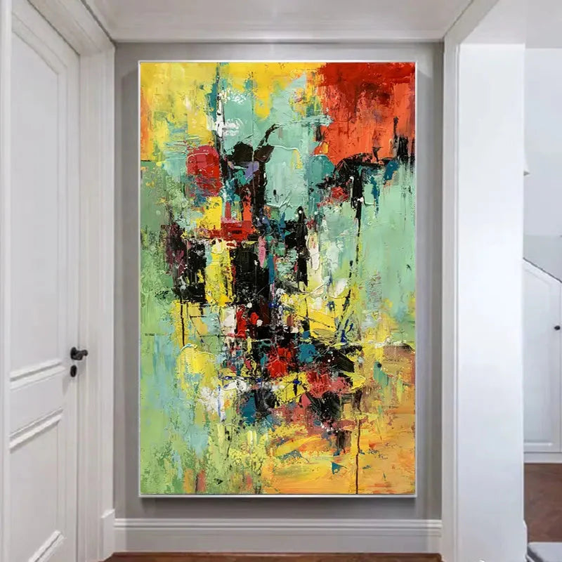 Burst Energy Oil Painting