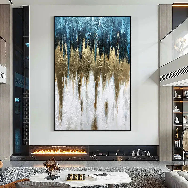 Gilded Rain Oil Painting
