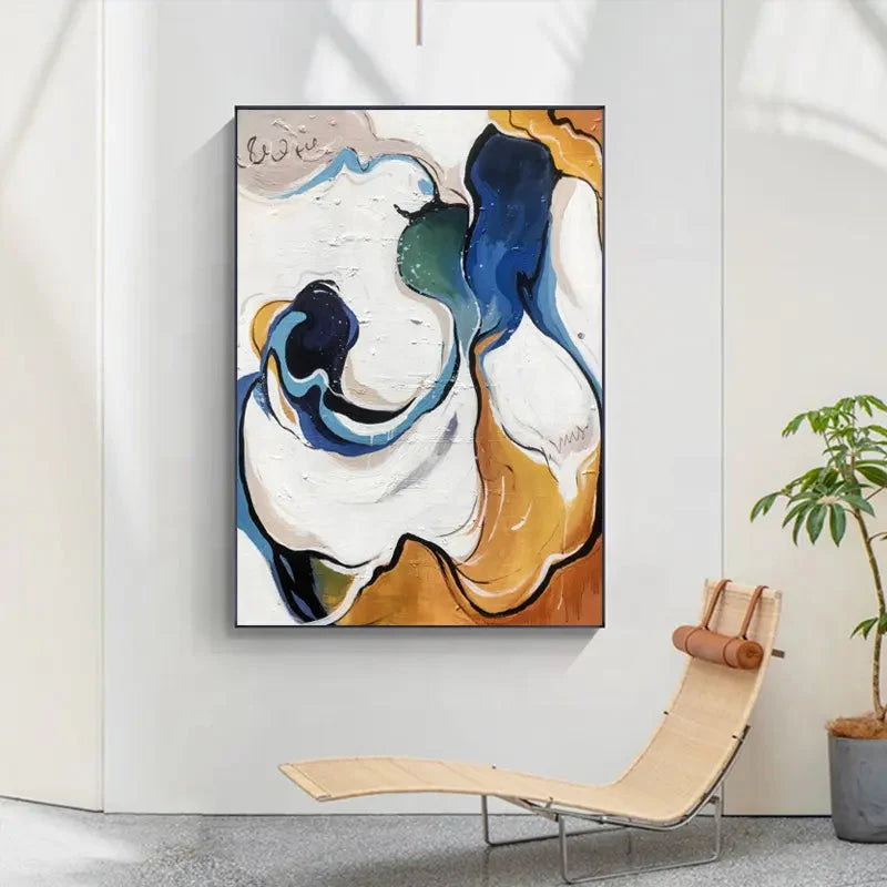 Flowing Forms Oil Painting