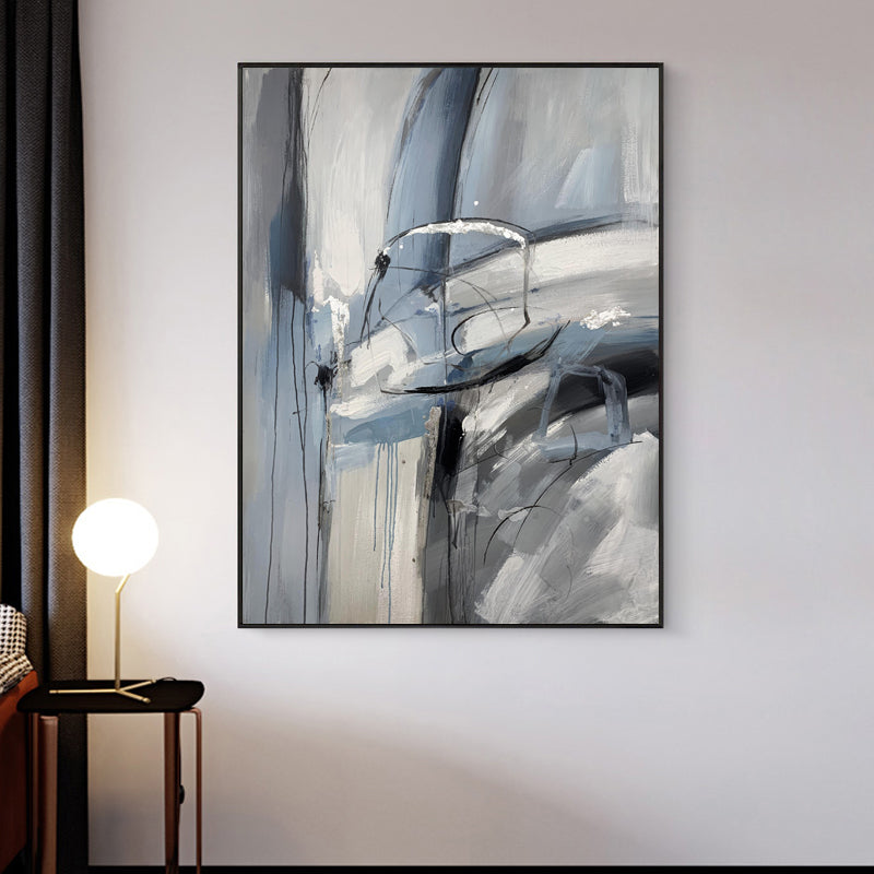 Steel Current Oil Painting