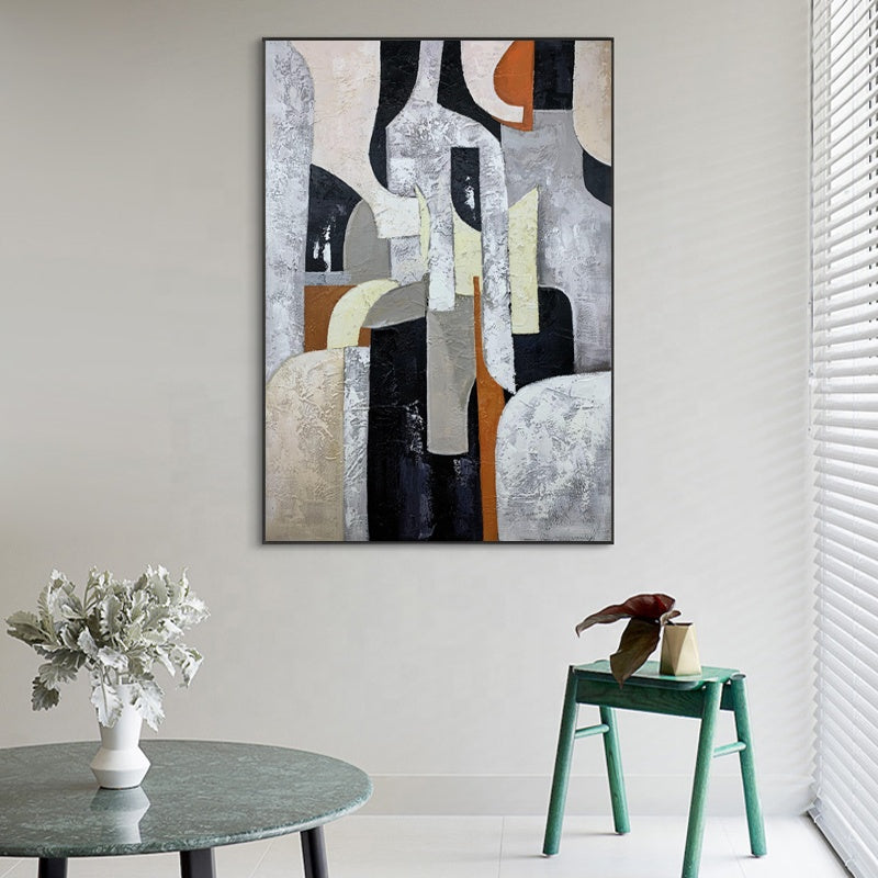 Fragmented Forms Oil Painting