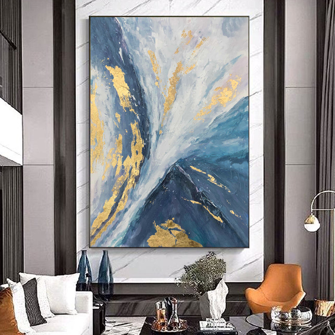 Golden Divide Oil Painting