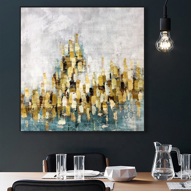 Golden Skyline Oil Painting