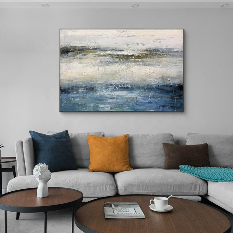 Ocean Mist Horizon Oil Painting