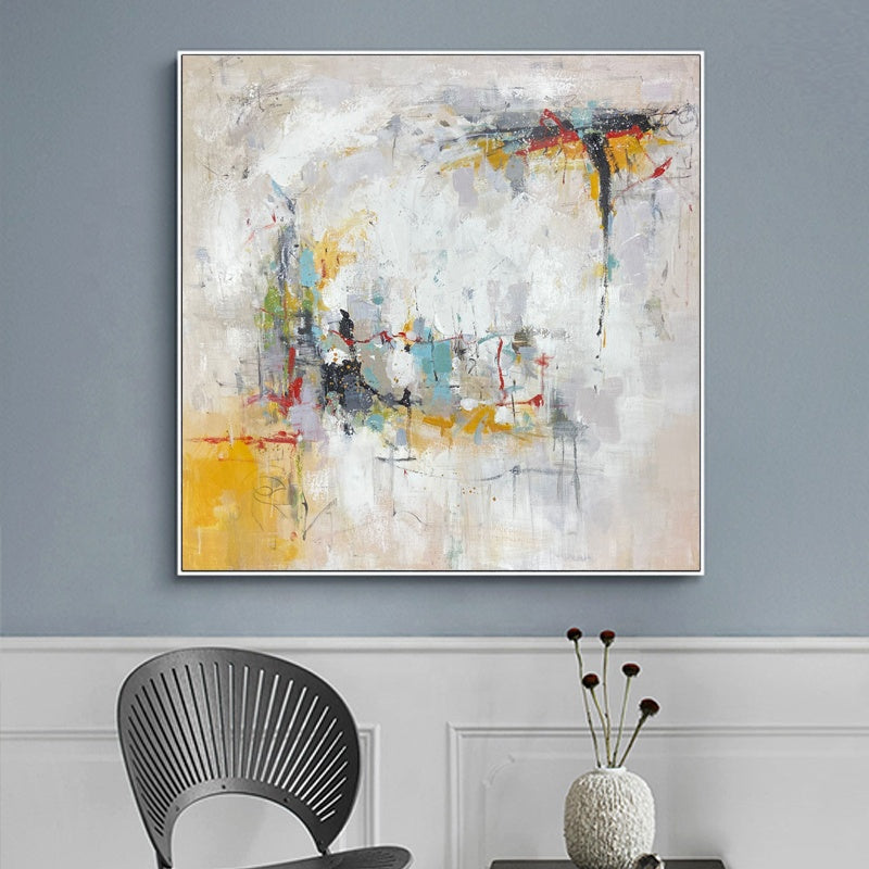 Scattered Marks Oil Painting