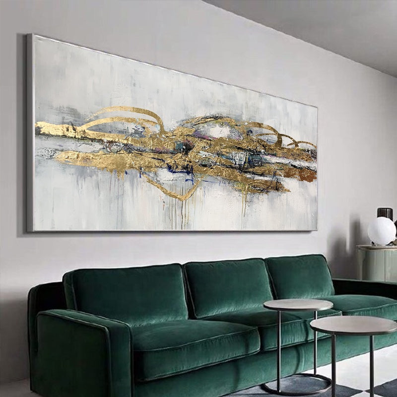Gilded Horizon Oil Painting