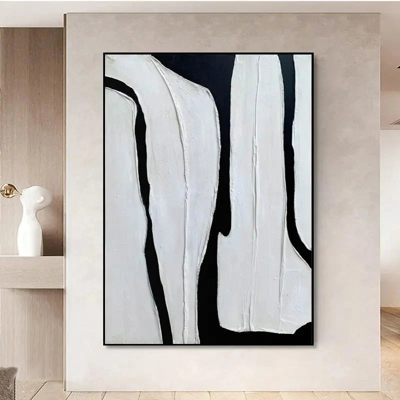 Monochrome Flow Oil Painting