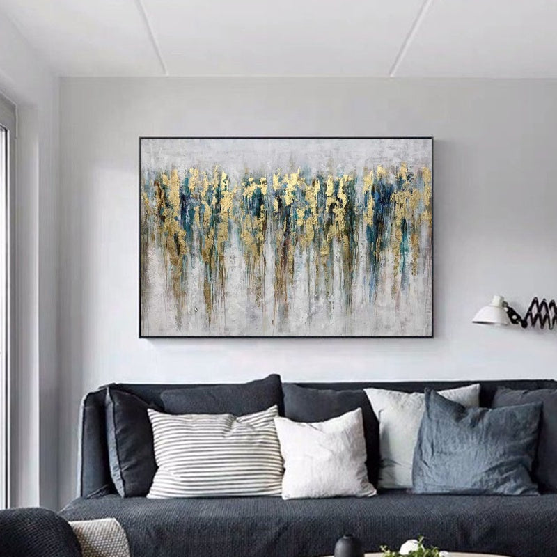 Golden Cascade Oil Painting