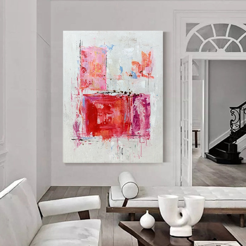 Rose Blocks Oil Painting