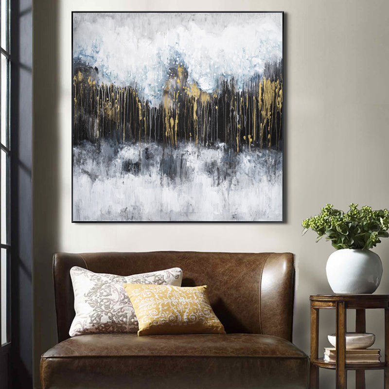 Midnight Cascade Oil Painting
