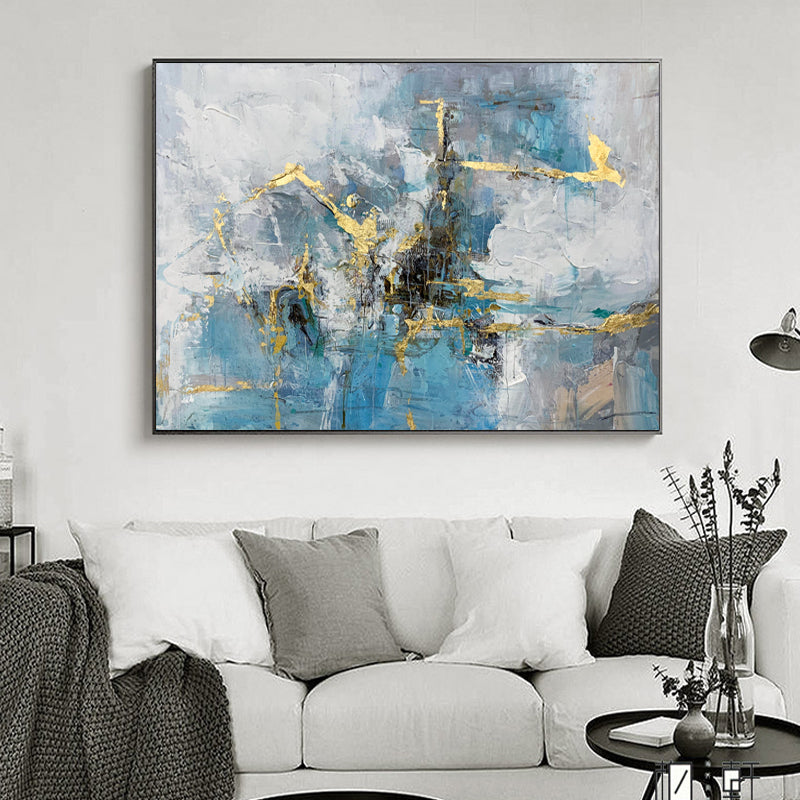 Azure Veins Oil Painting