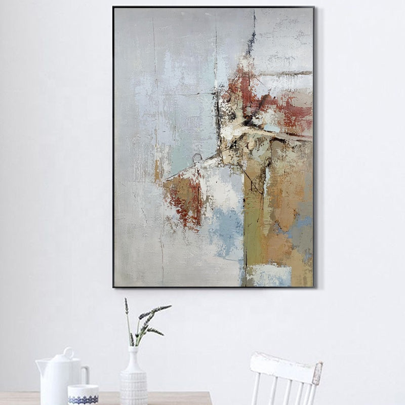 Quiet Structures Oil Painting