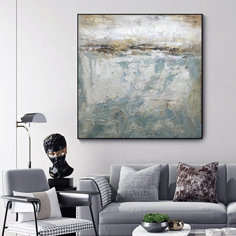 Coastal Layers Oil Painting