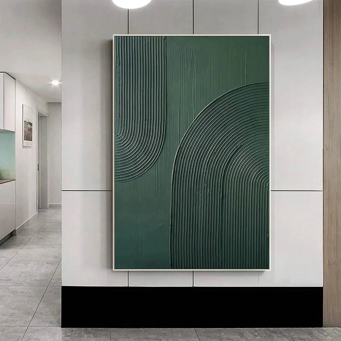 Emerald Arc Oil Painting