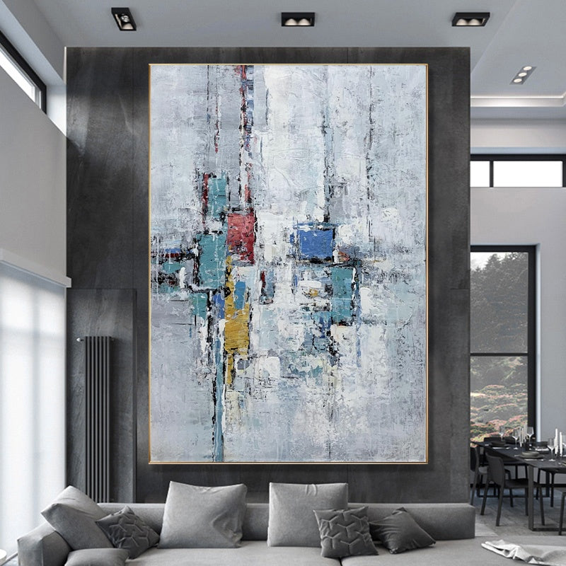Color Grid Oil Painting