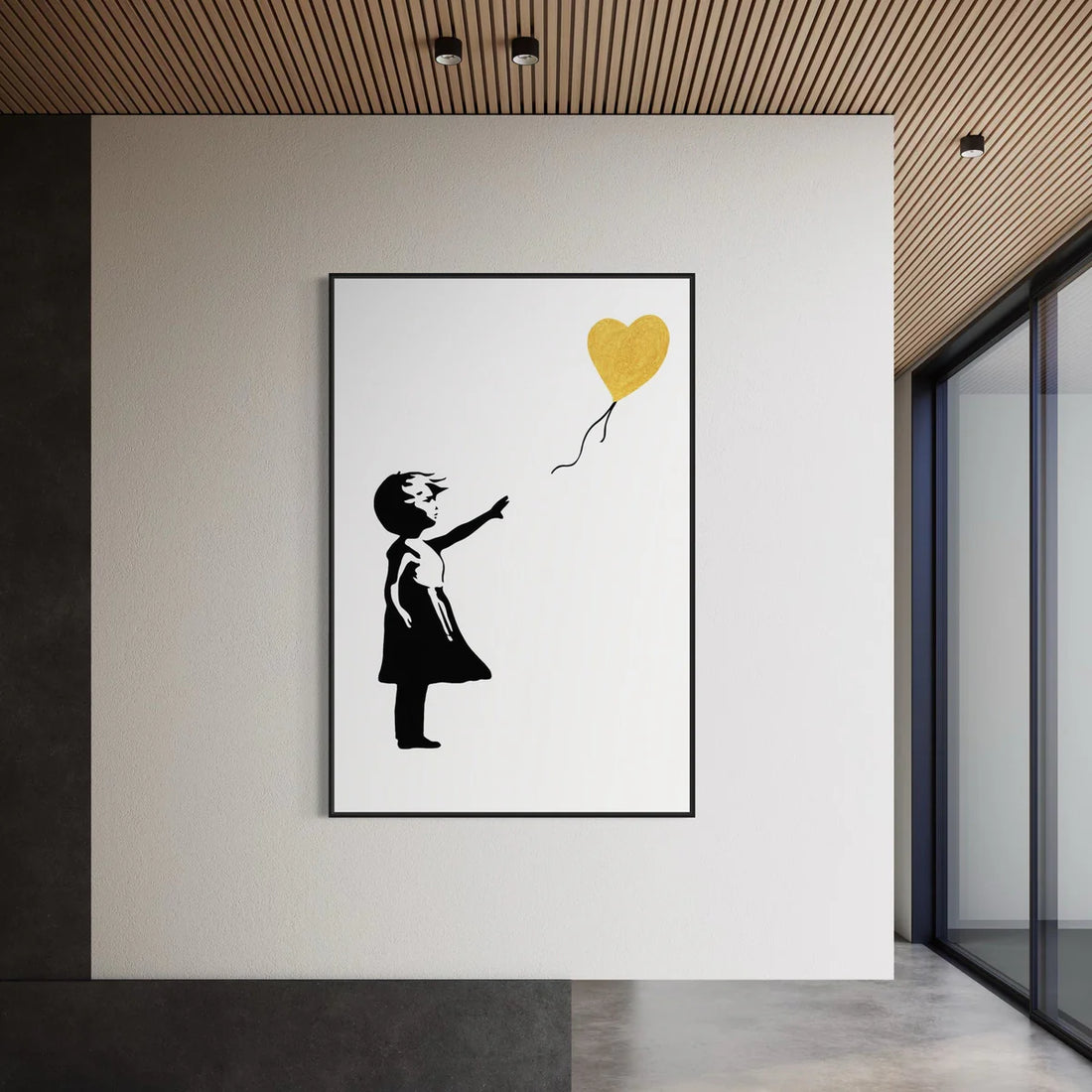 Balloon Girl Oil Painting
