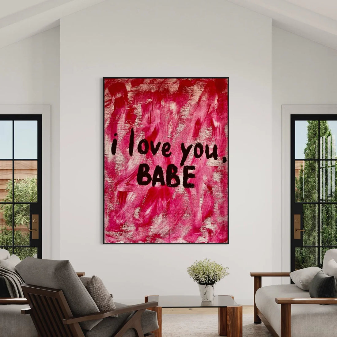 I Love You Babe Oil Painting