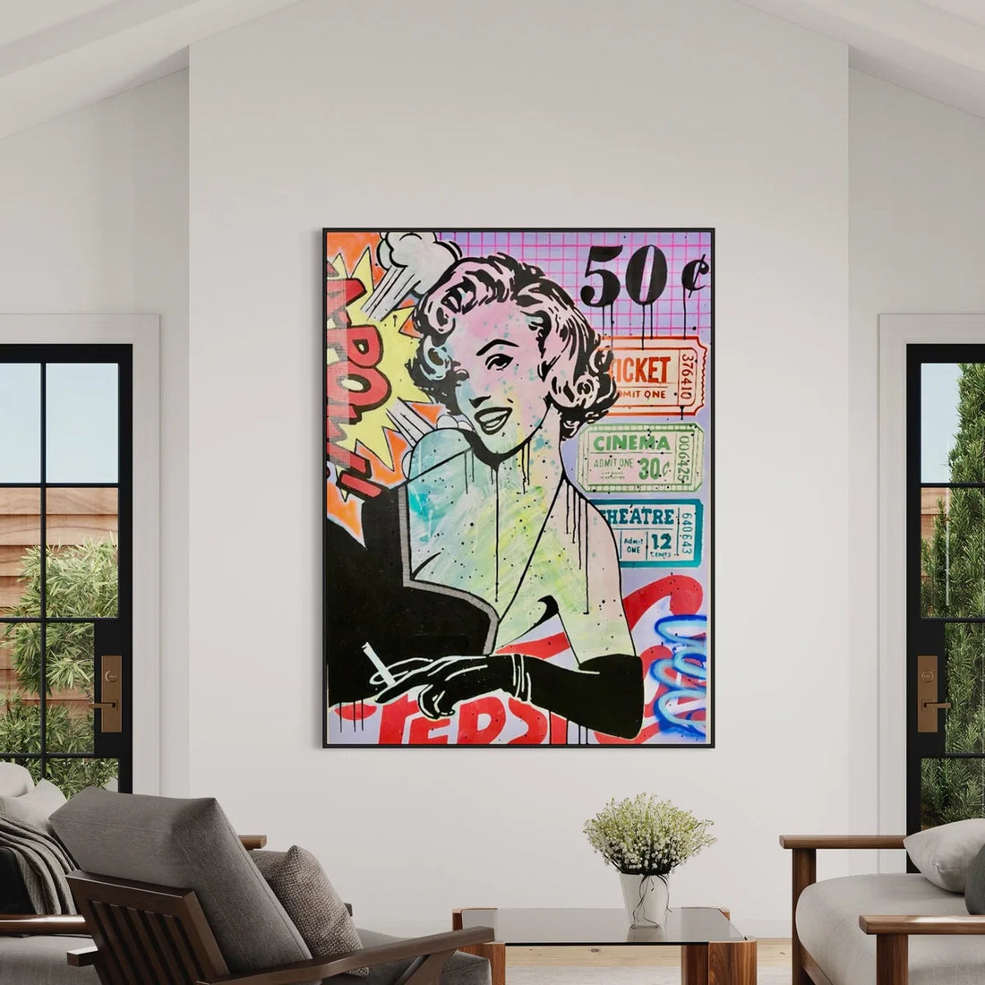 Marilyn Monroe Pop Art Oil Painting