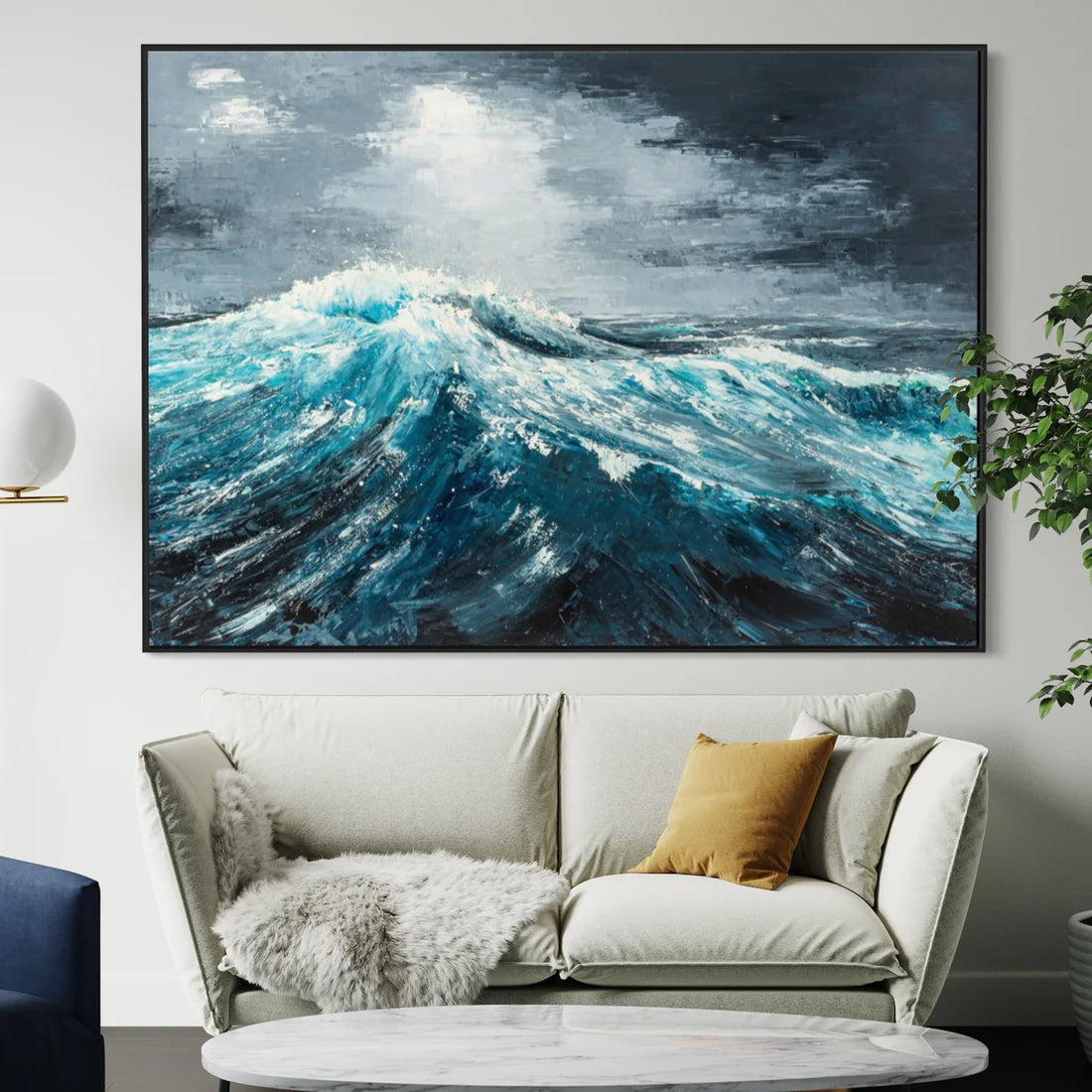 Breaking Wave Oil Painting