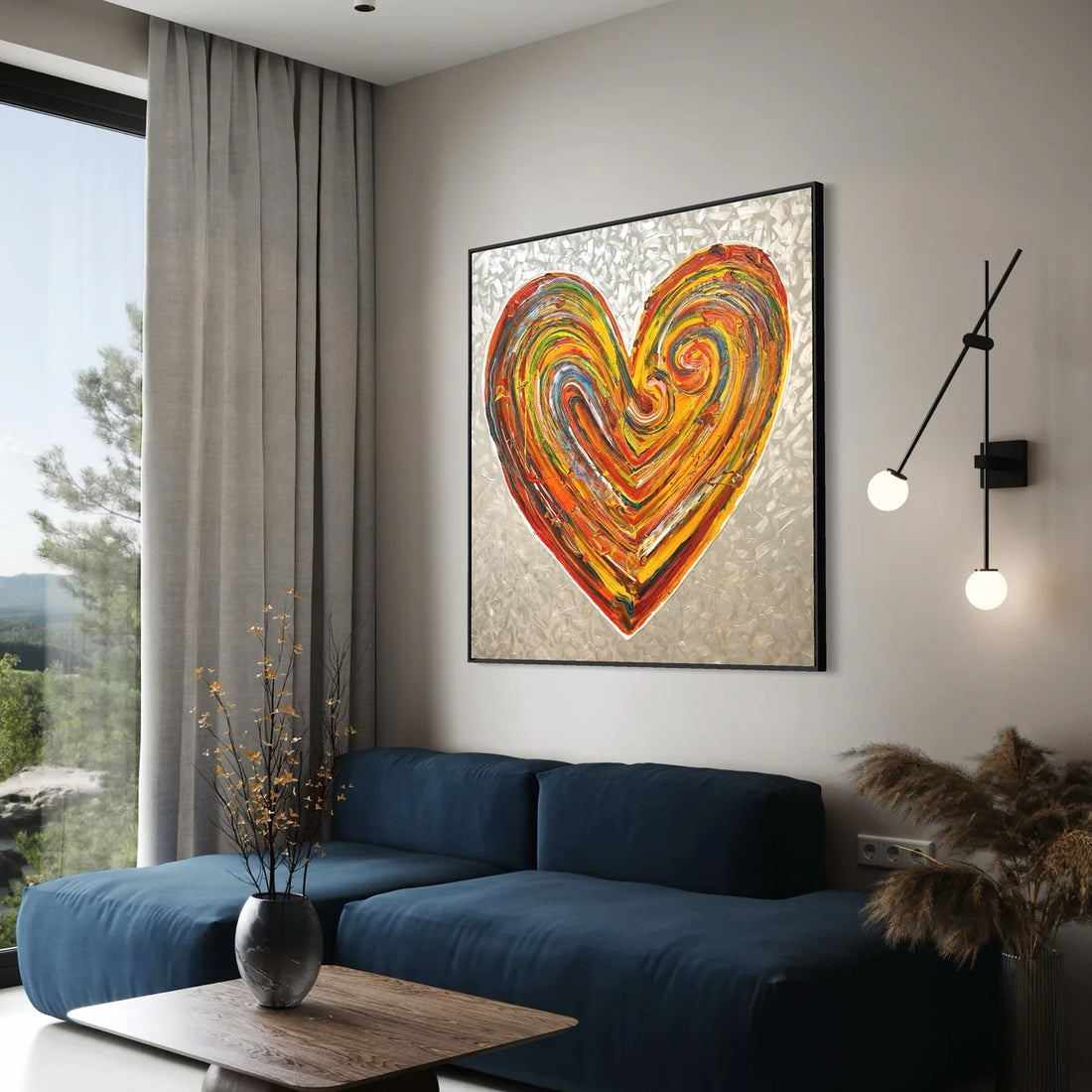 Radiant Heart Oil Painting