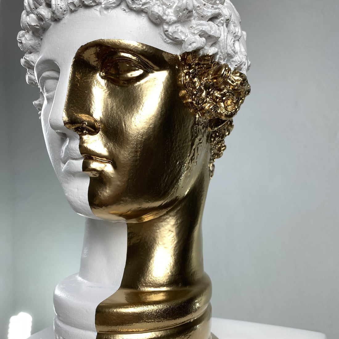 Hermes "Golden Face" Sculpture
