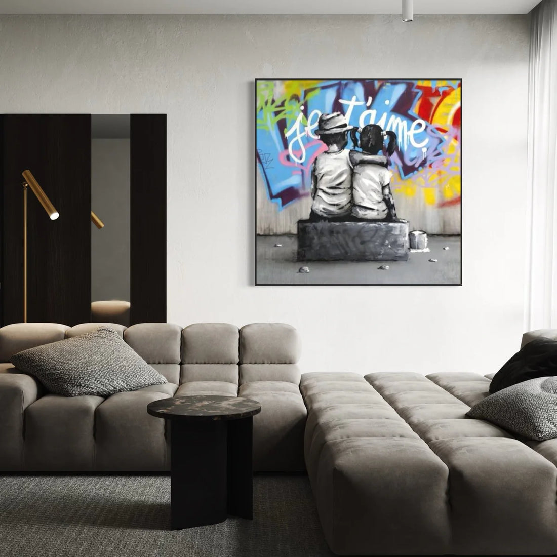 Je T’aime Graffiti Oil Painting