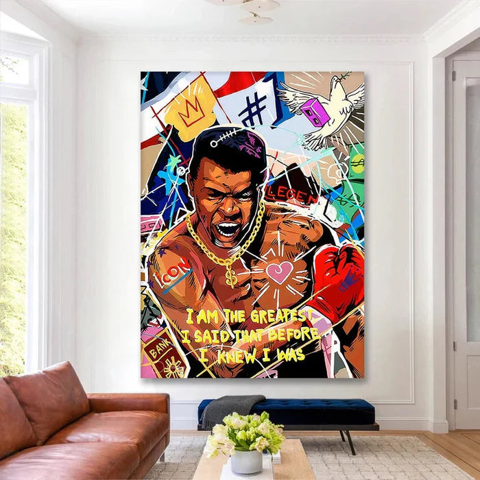 Ali The Greatest Oil Painting