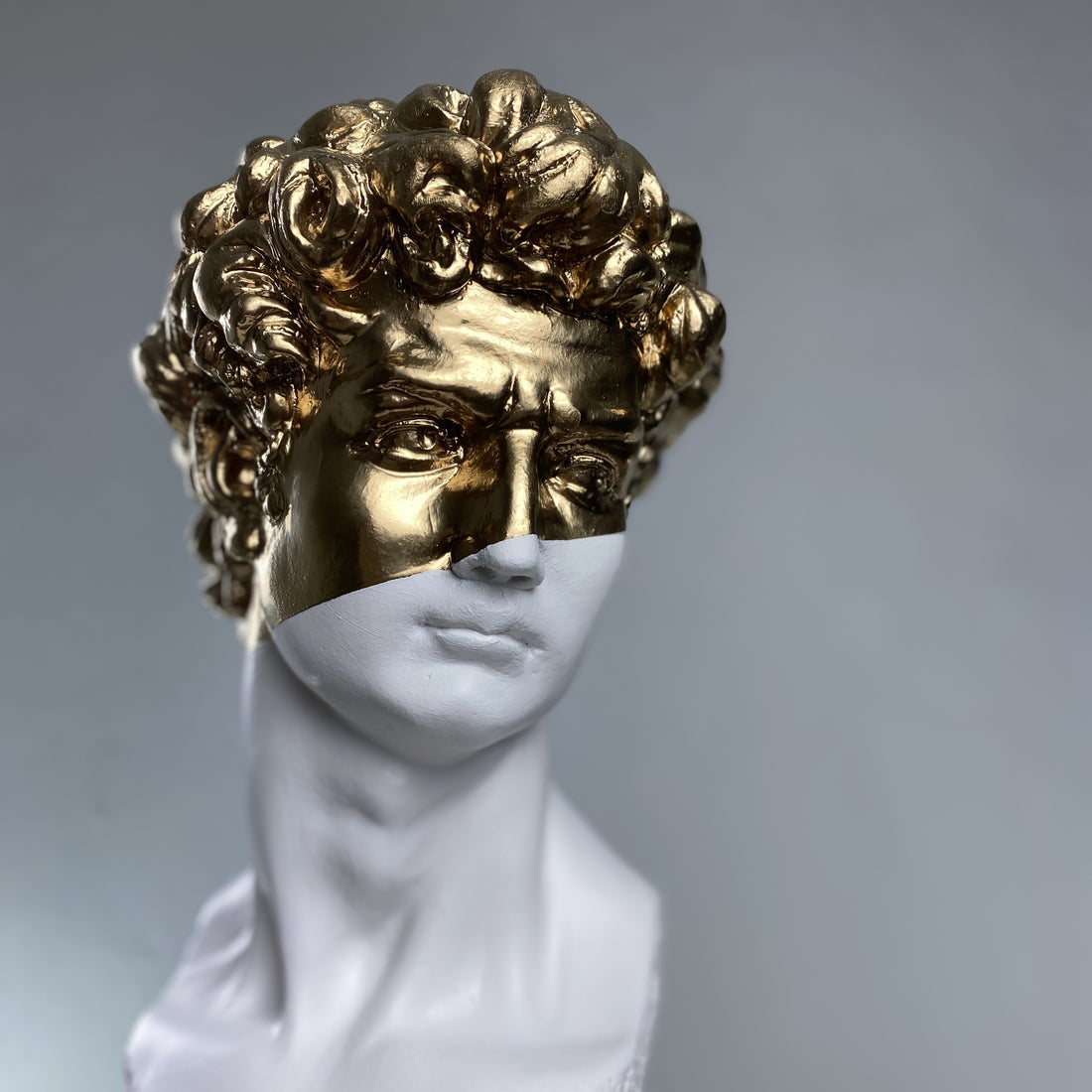 David "Golden Hair" Sculpture