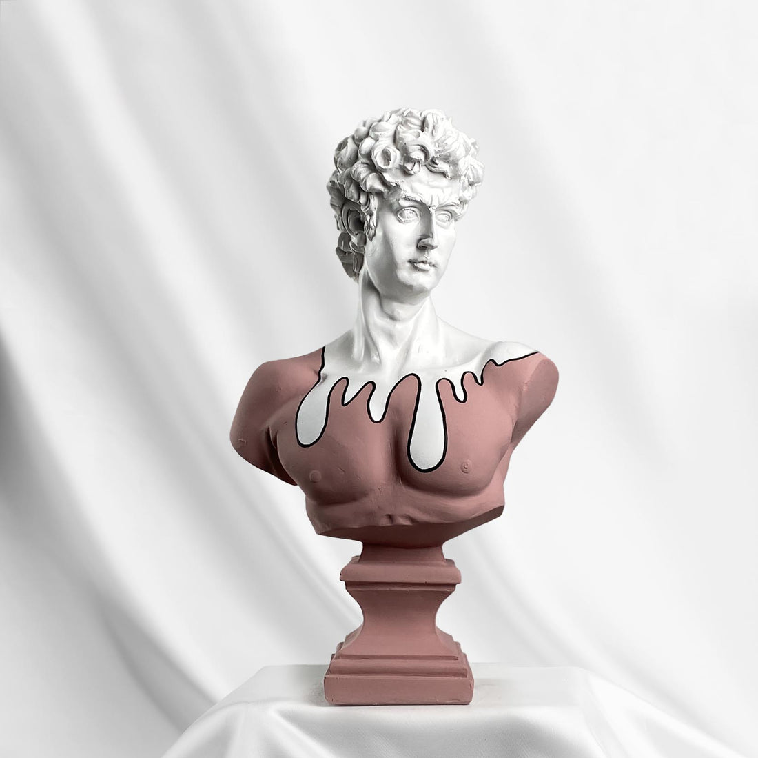 David "Melted Chocolate" Sculpture