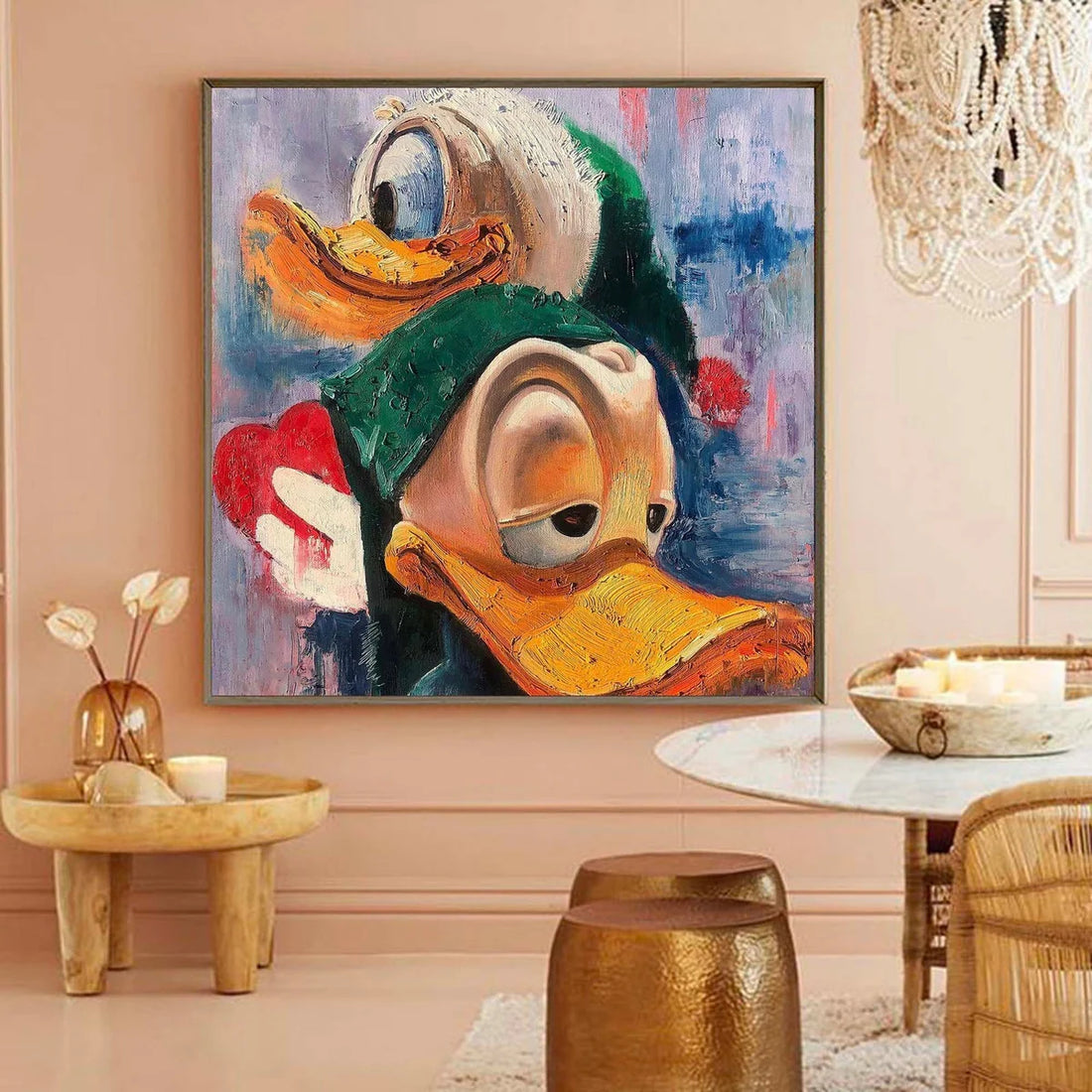 Duck Portrait Oil Painting
