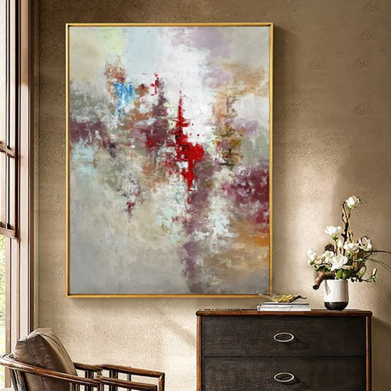 Crimson Echo Oil Painting