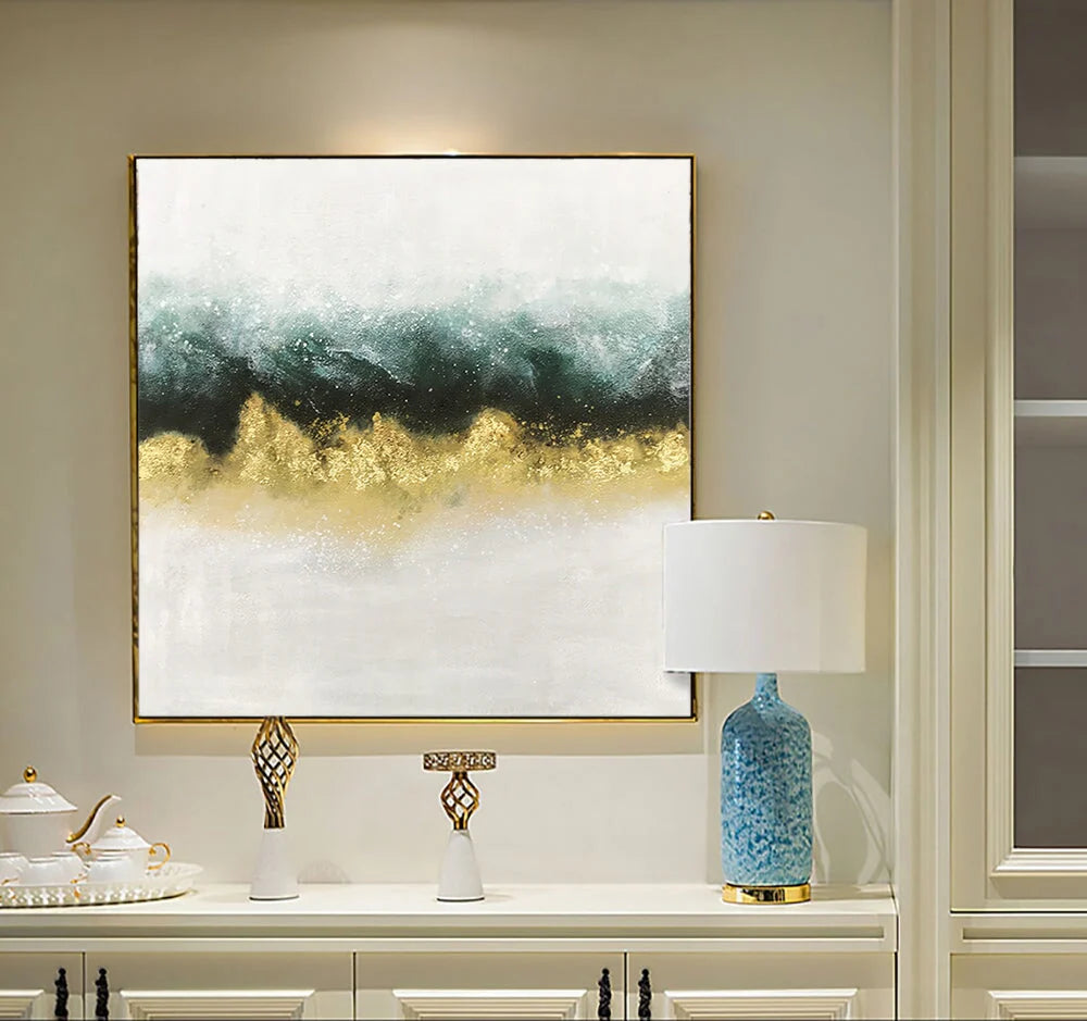 Emerald Horizon Oil Painting