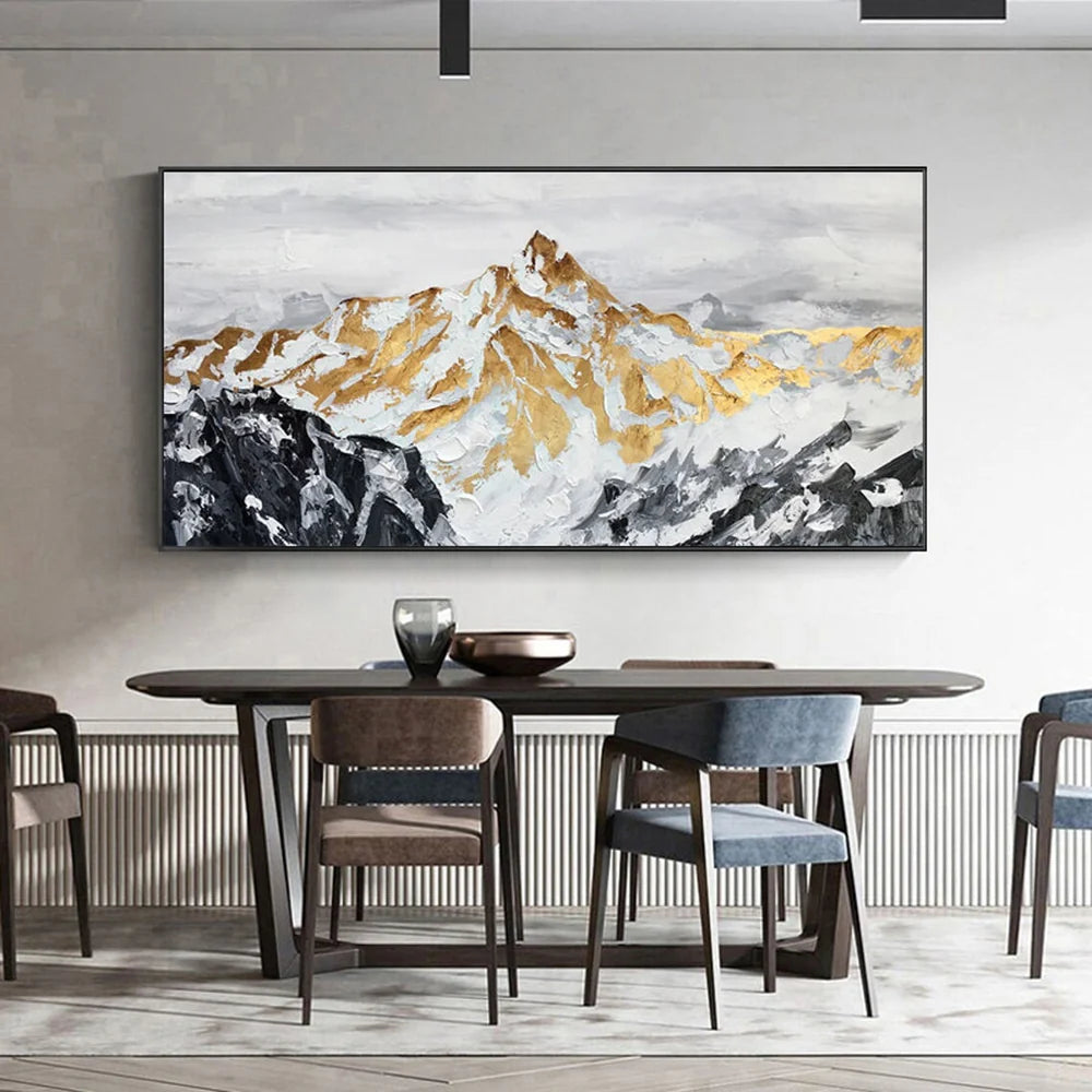 Golden Summit Oil Painting