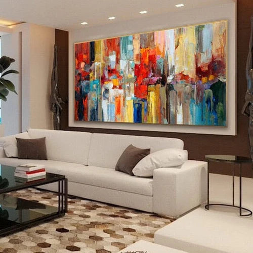 City Rhythm Oil Painting