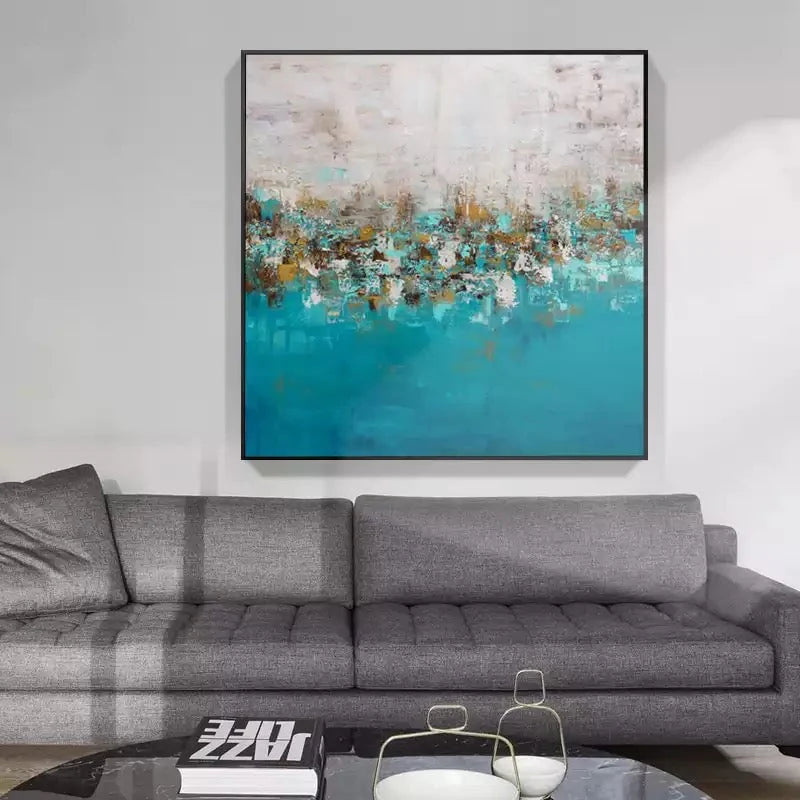 Turquoise Divide Oil Painting