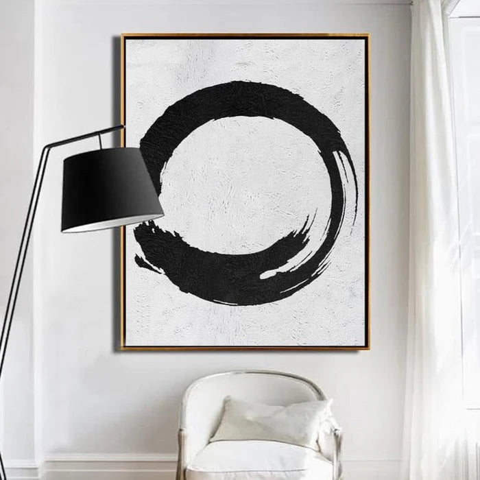 Enso Circle Oil Painting